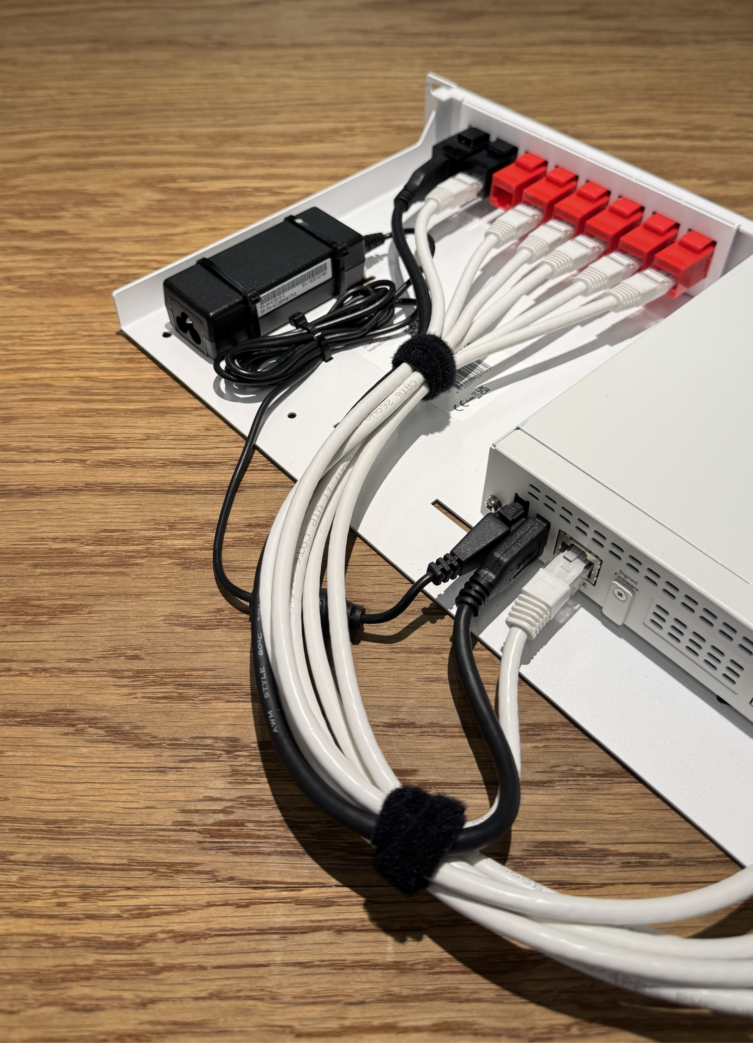 Velcro for bundling, Zip Ties for security: Here’s why: